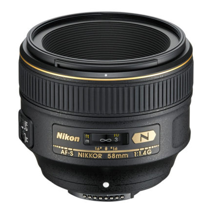 AF-S Nikkor 58mm f/1.4G