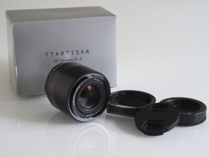 TTArtisan AF 56mm f/1.8 (Sony E-mount APS-C), käytetty