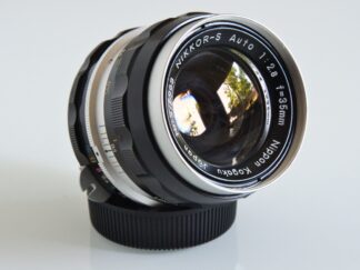 Nikkor-S Auto 35mm f/2.8 pre-AI, käytetty