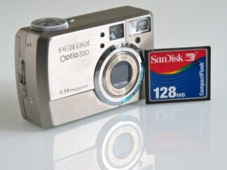 Pentax Optio 330, käytetty