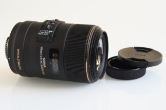 Sigma 105mm f/2.8 EX DG OS Macro (Nikon F), käytetty