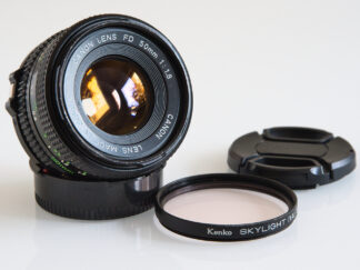 Canon FDn 50mm f/1.8, käytetty