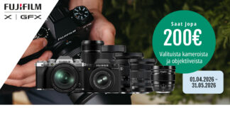 Fujifilm X-T5 kevätkampanja 1.4.-31.5.2026