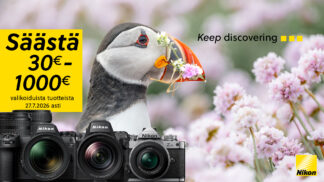 Nikon kesätarjoukset 30.4.- 27.7.2026