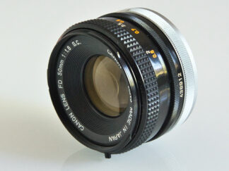 Canon FD 50mm f/1.8 S.C., käytetty