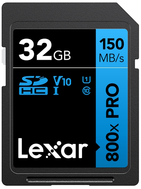 Lexar SDHC 32 GB 800x PRO