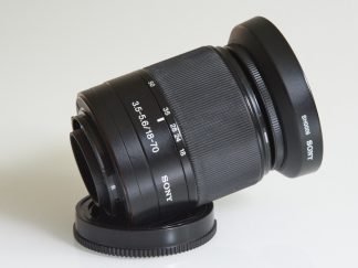Sony DT 18-70mm f/3.5-5.6, käytetty